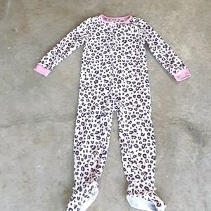 Girls footie pajamas